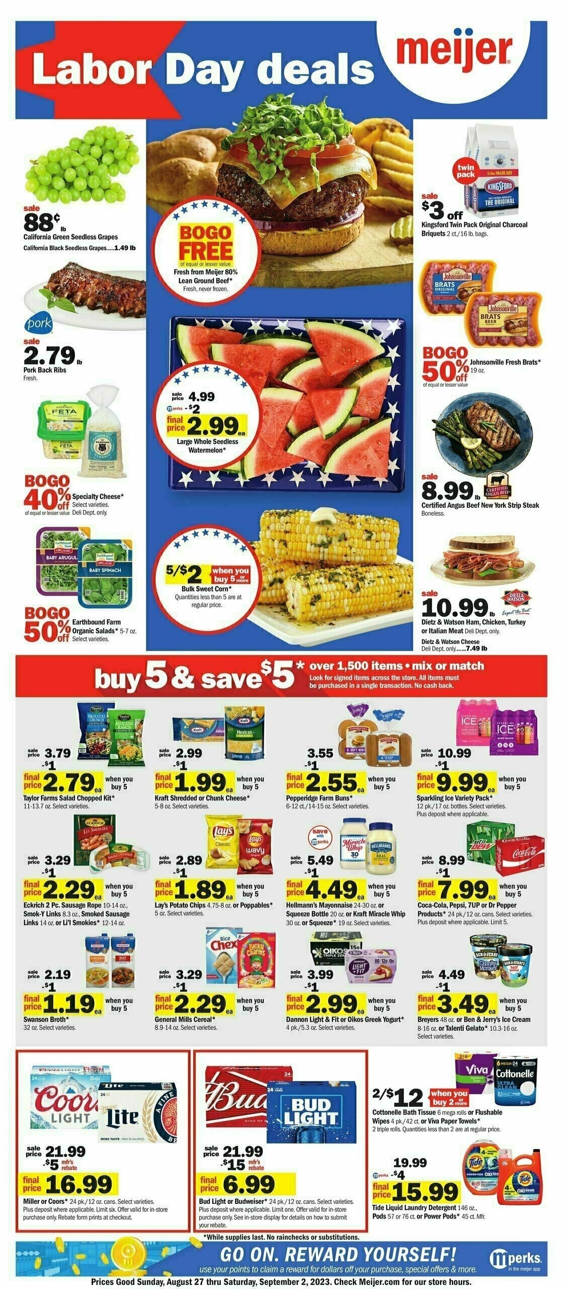 Meijer Weekly Ad from August 27