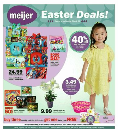 Meijer Easter Ad