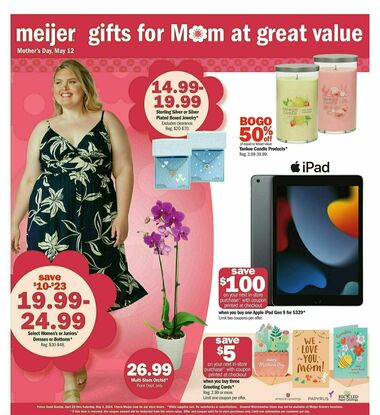 Meijer Mother's Day Ad