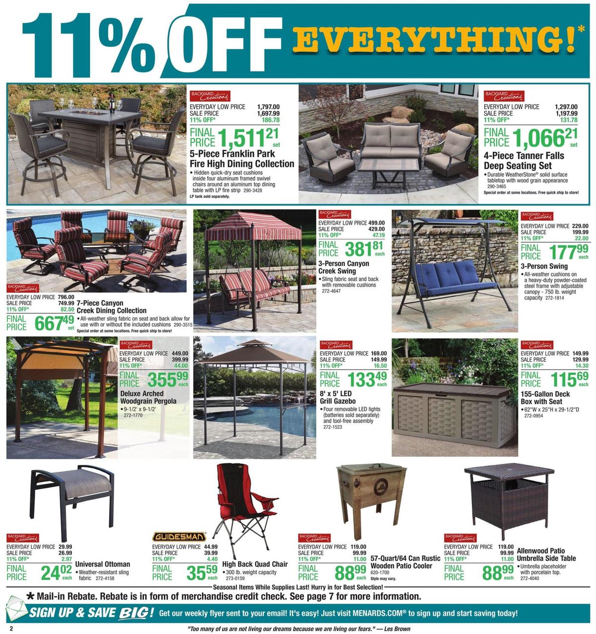 Menards Weekly Ads & Special Buys for June 16 - Page 2