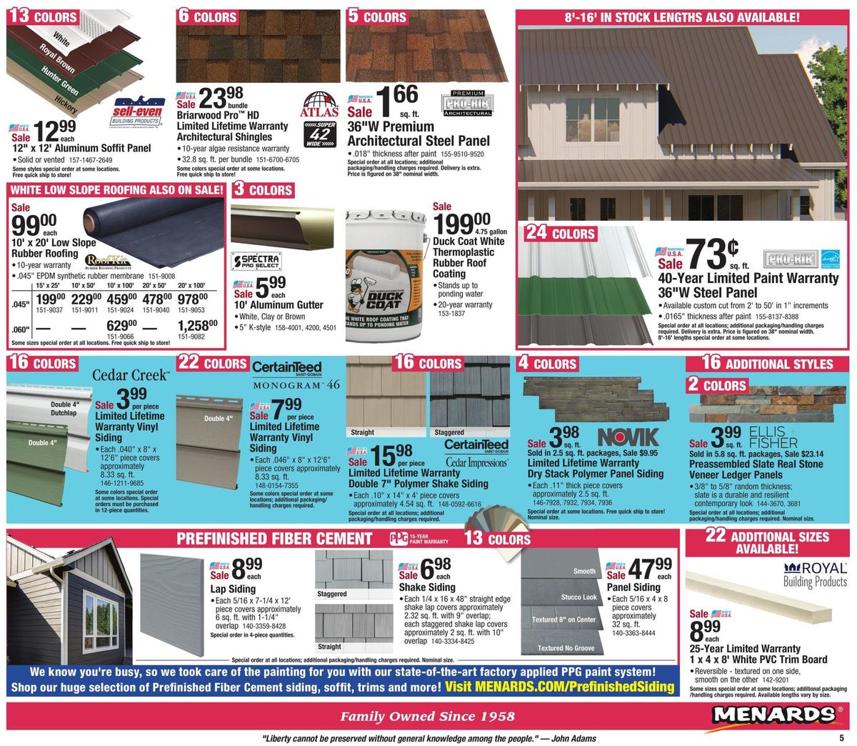 Menards 4th of July Sale Weekly Ads & Special Buys from June 30 Page 6