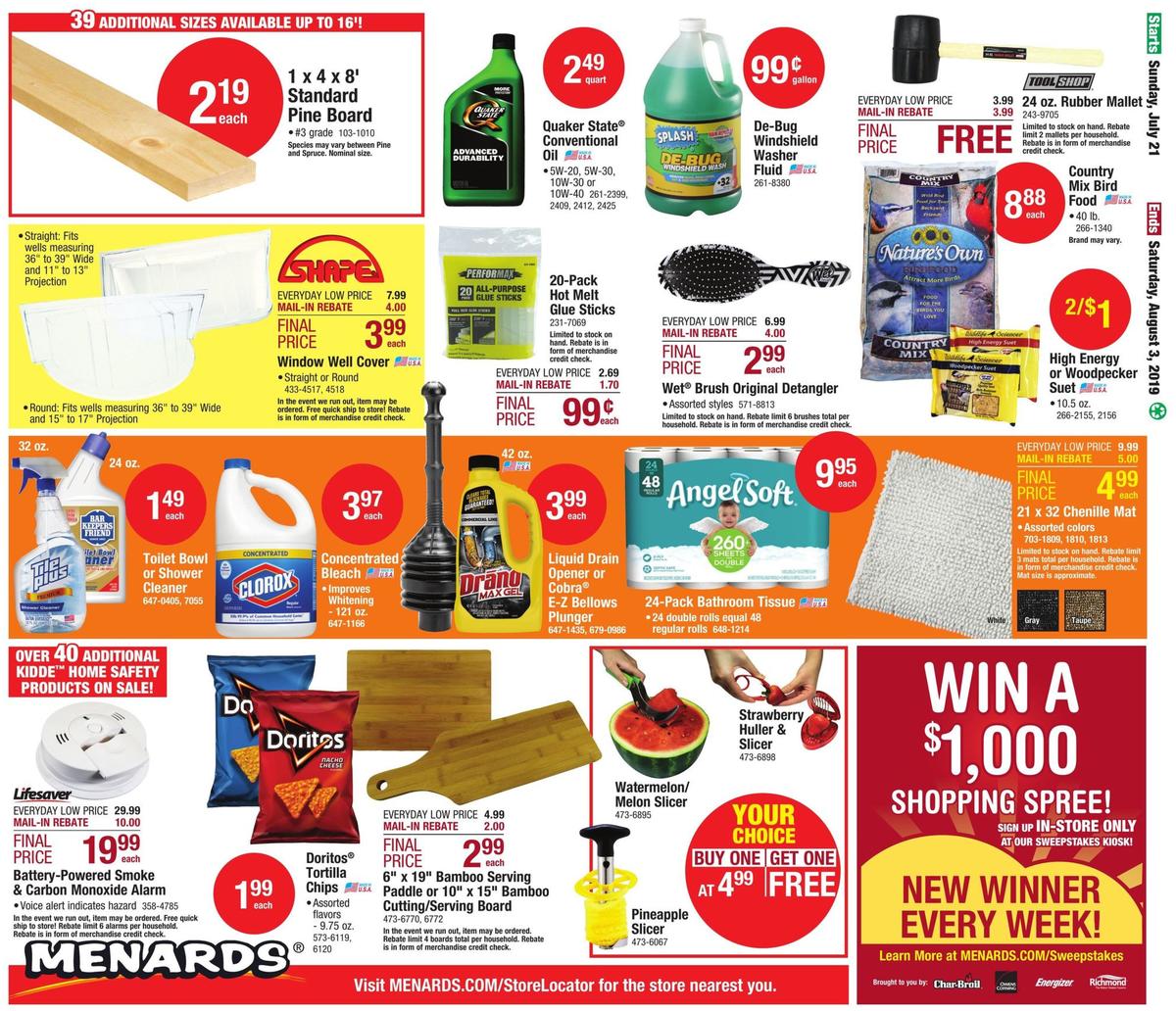 Menards Red Hot Sale Weekly Ads & Special Buys from July 21 Page 39