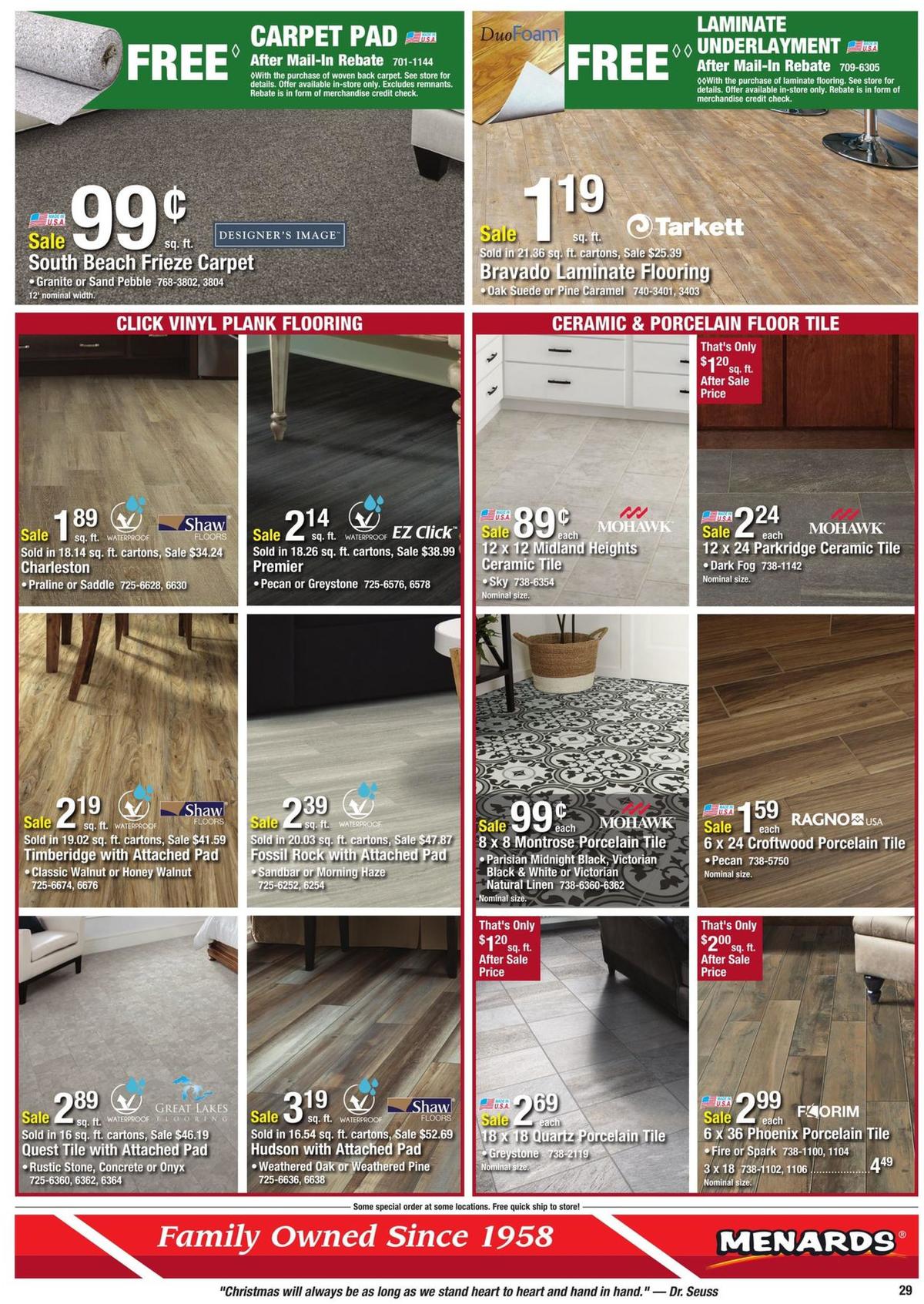 Menards Christmas Catalog Weekly Ads & Special Buys from November 24