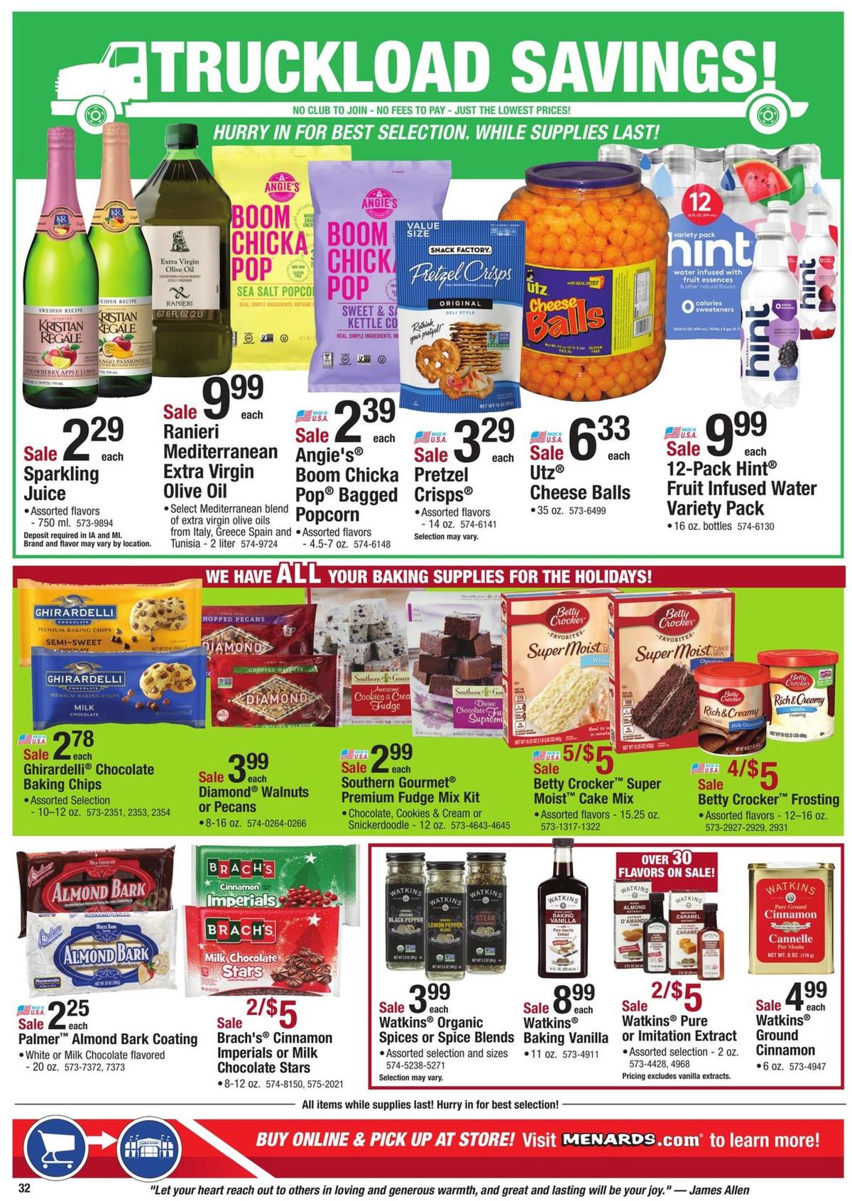 Menards Christmas Catalog Weekly Ads & Special Buys from November 24