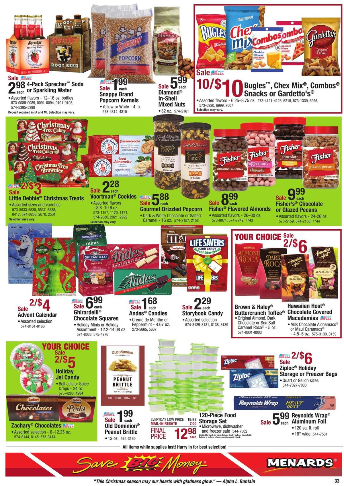 Menards Christmas Catalog Weekly Ads & Special Buys from November 24