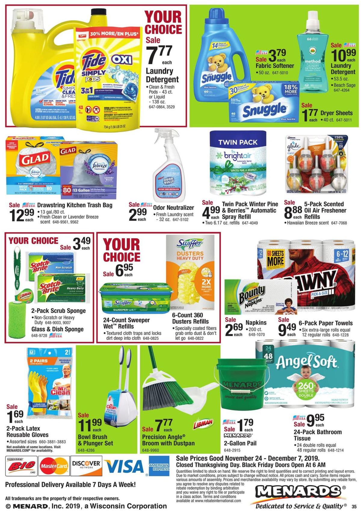Menards Christmas Catalog Weekly Ads & Special Buys from November 24