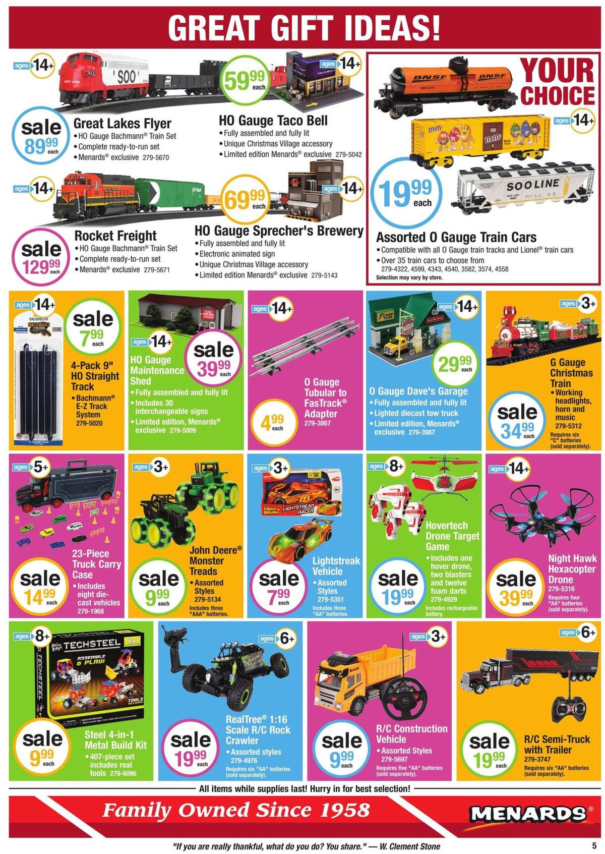 Menards Christmas Catalog Weekly Ads & Special Buys from November 24