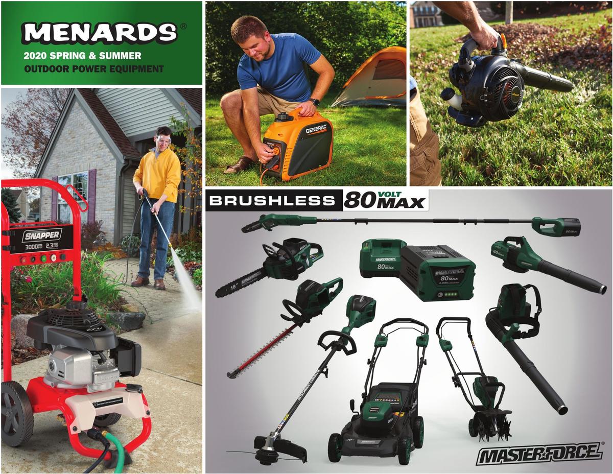 Menards OUTDOOR POWER EQUIPMENT Weekly Ads & Special Buys from March 2