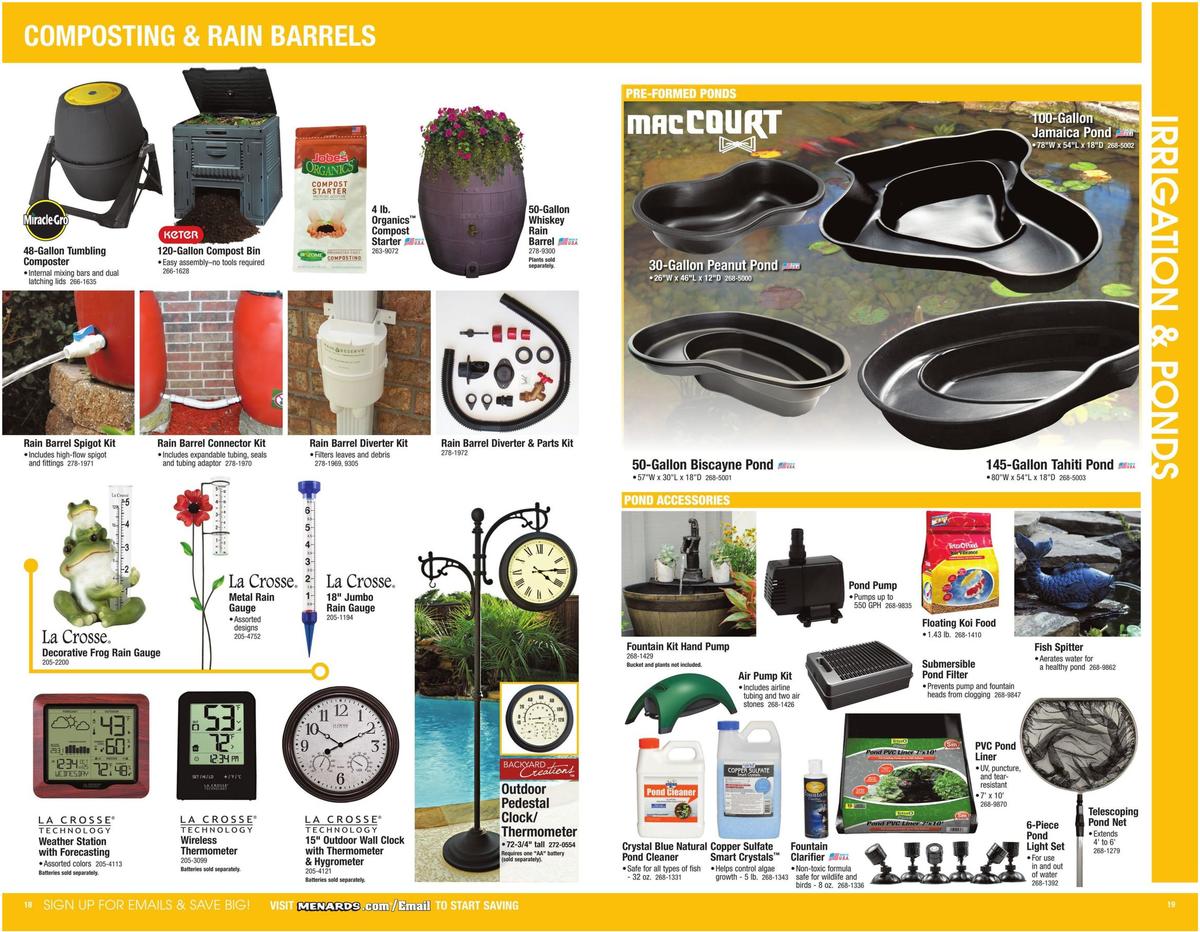 Menards Garden Center Catalog Weekly Ads & Special Buys from March 22