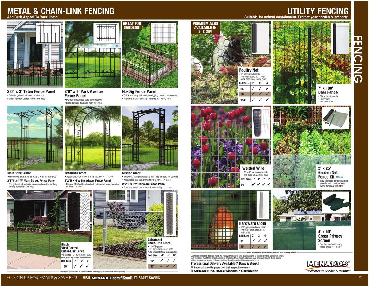 Menards Garden Center Catalog Weekly Ads & Special Buys from March 22