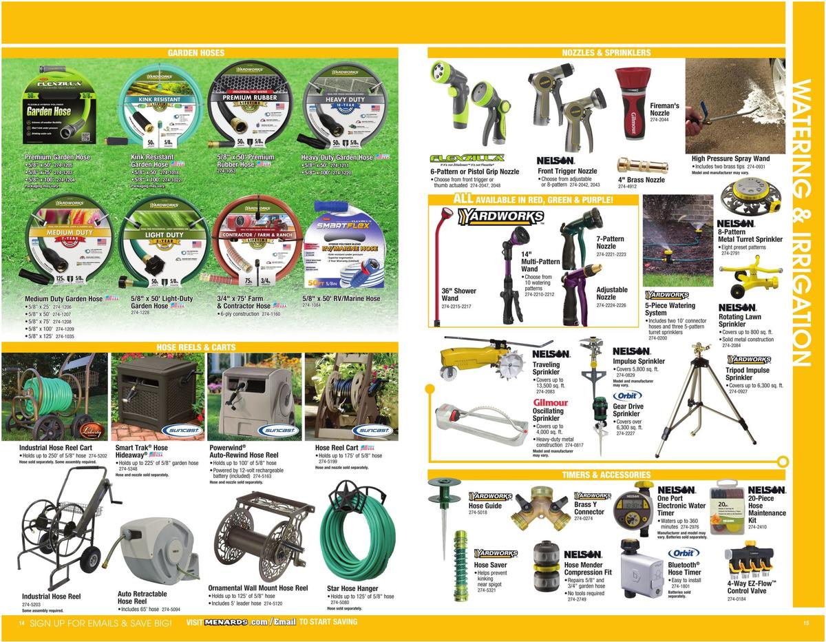Menards Garden Center Catalog Weekly Ads & Special Buys from March 22