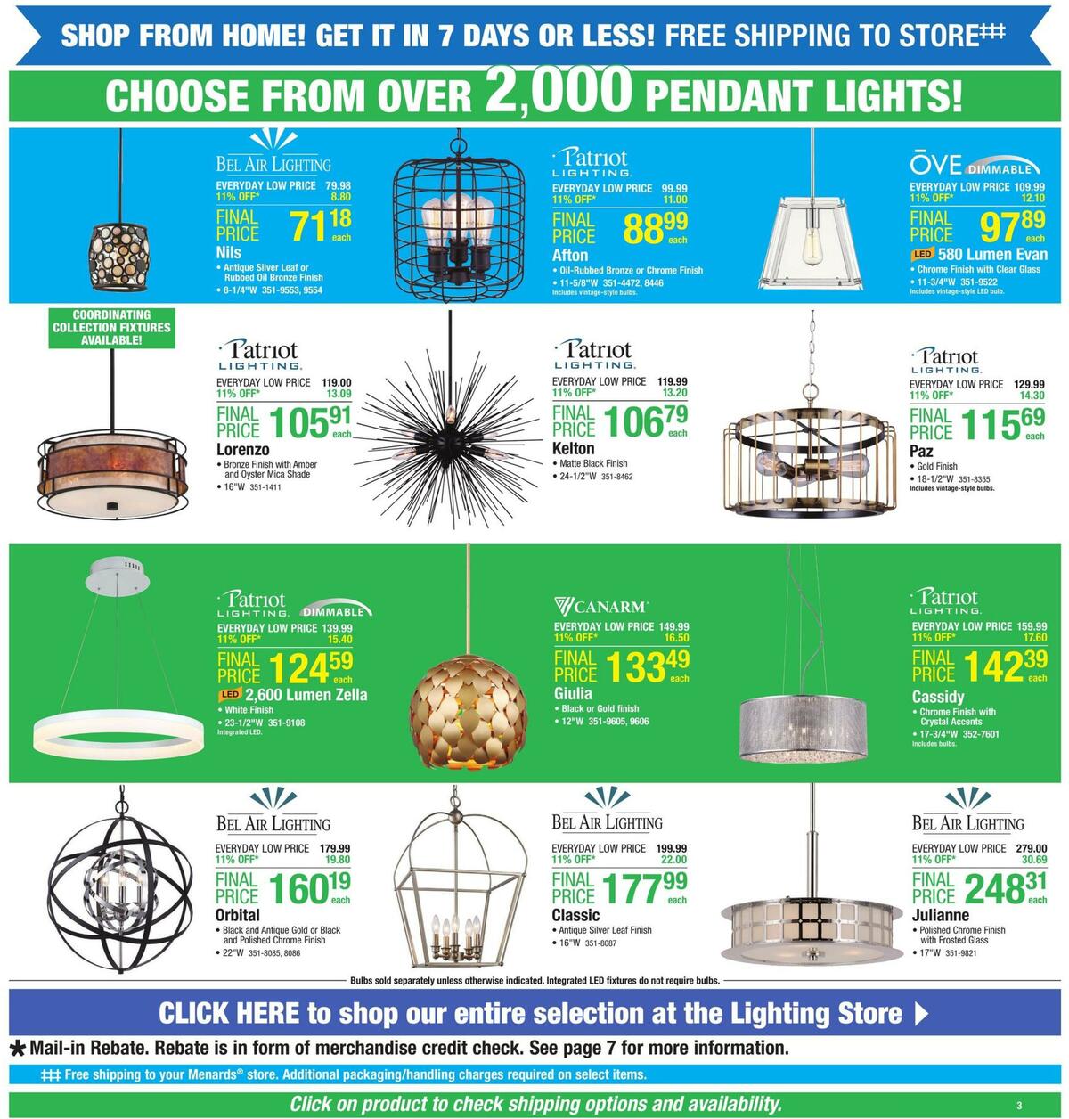 Menards Lighting and Fans Sale Weekly Ads & Special Buys for May 17 - Page 3
