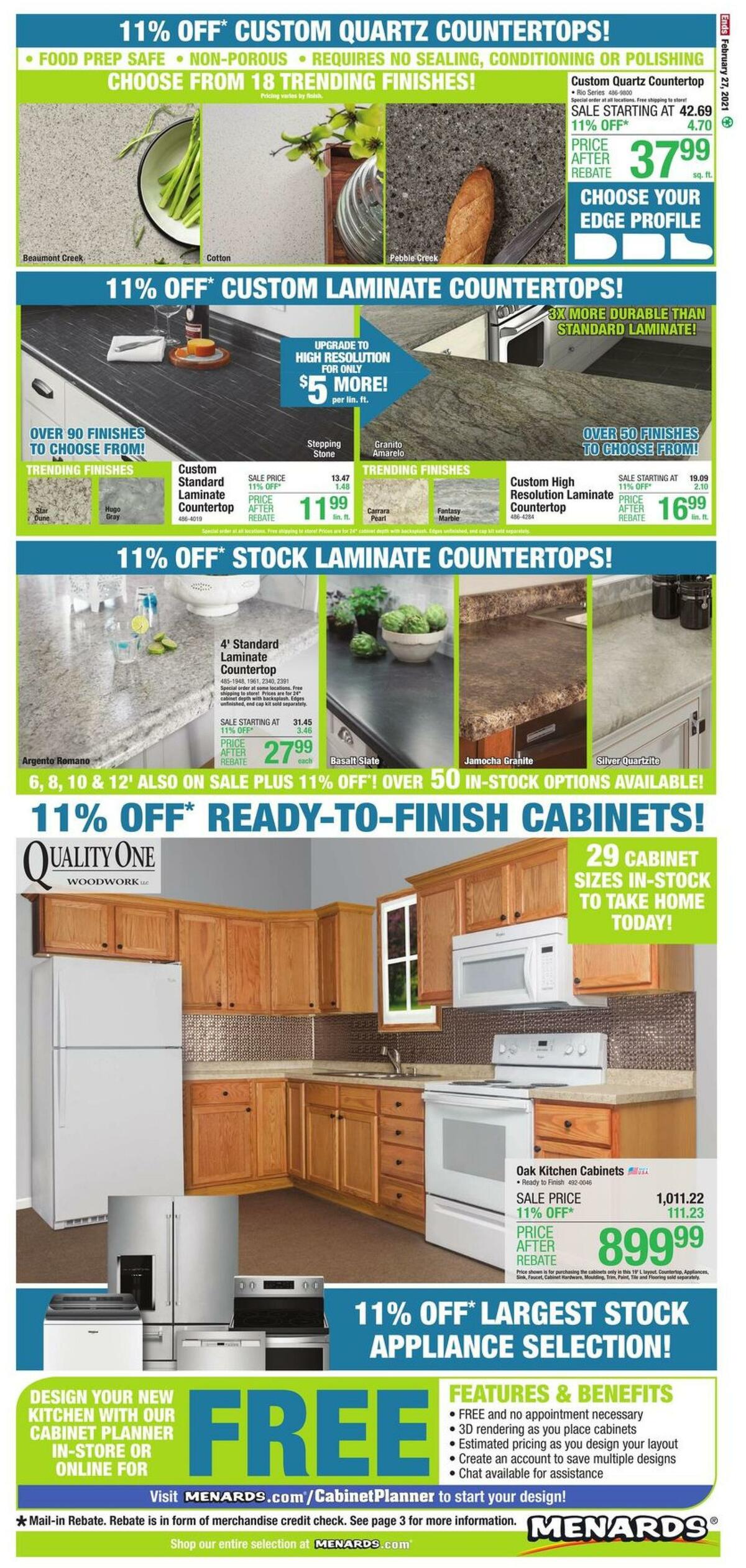Menards Kitchen Weekly Ads & Special Buys from February 21 Page 4