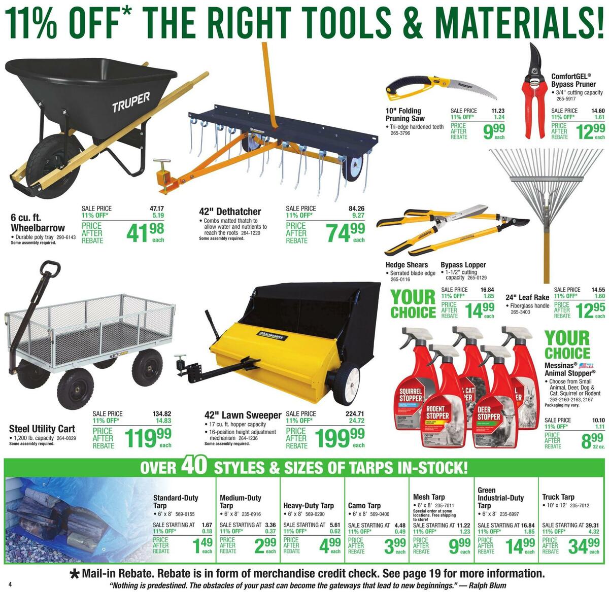 Menards Weekly Ads & Special Buys from March 31 Page 4