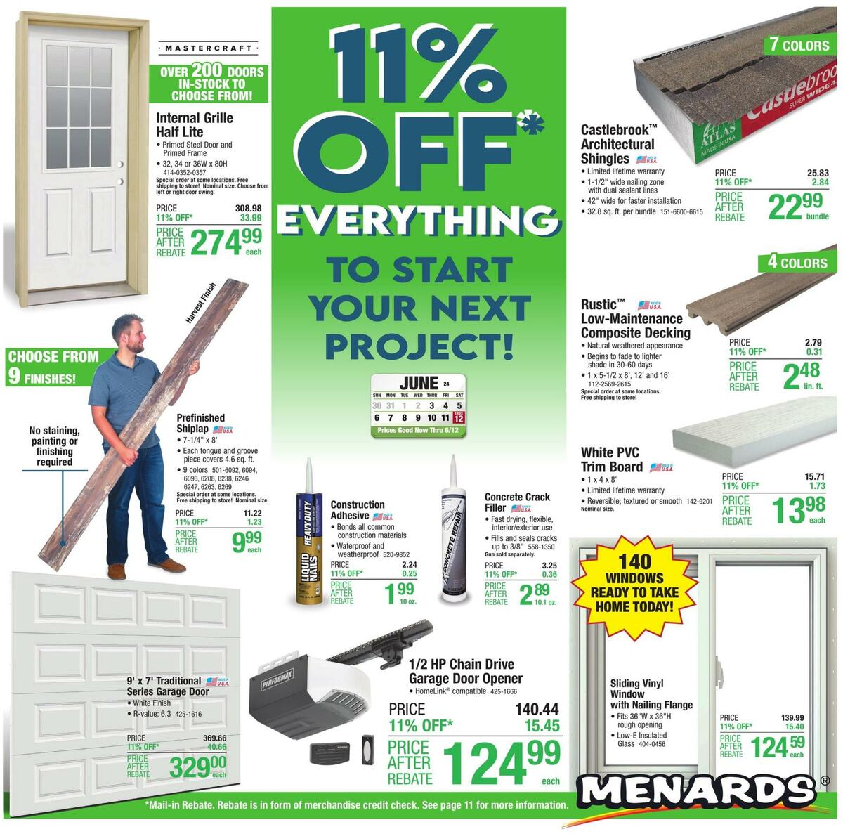 Menards Weekly Ads & Special Buys from June 3