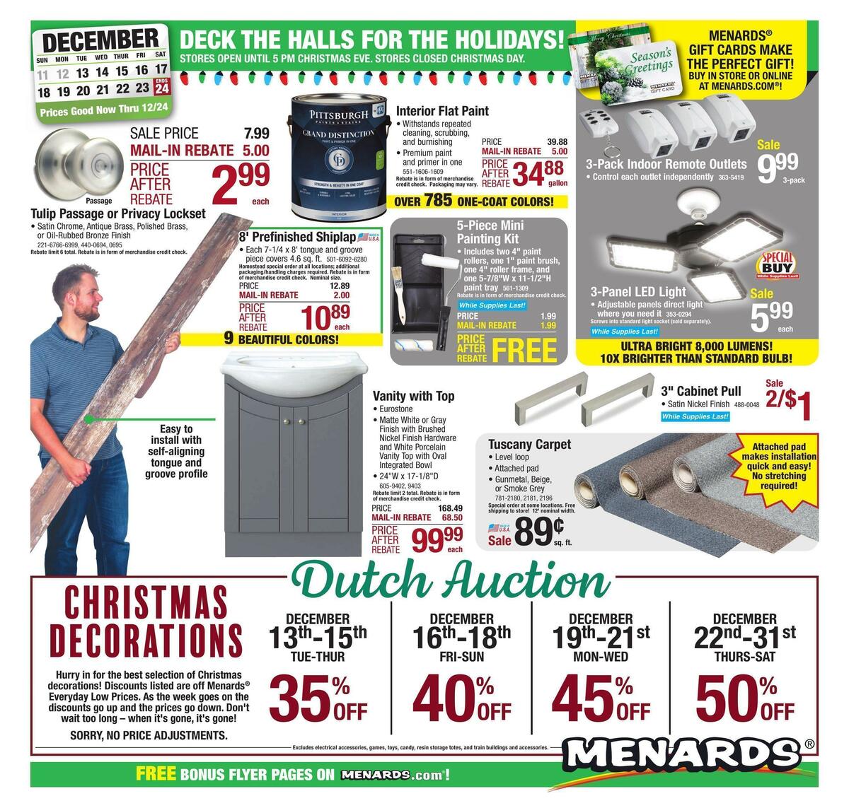 Menards Weekly Ads & Special Buys from December 13