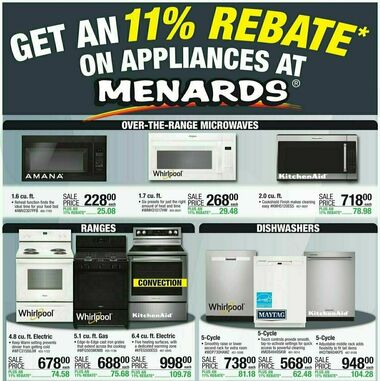 Menards May is Maytag Month