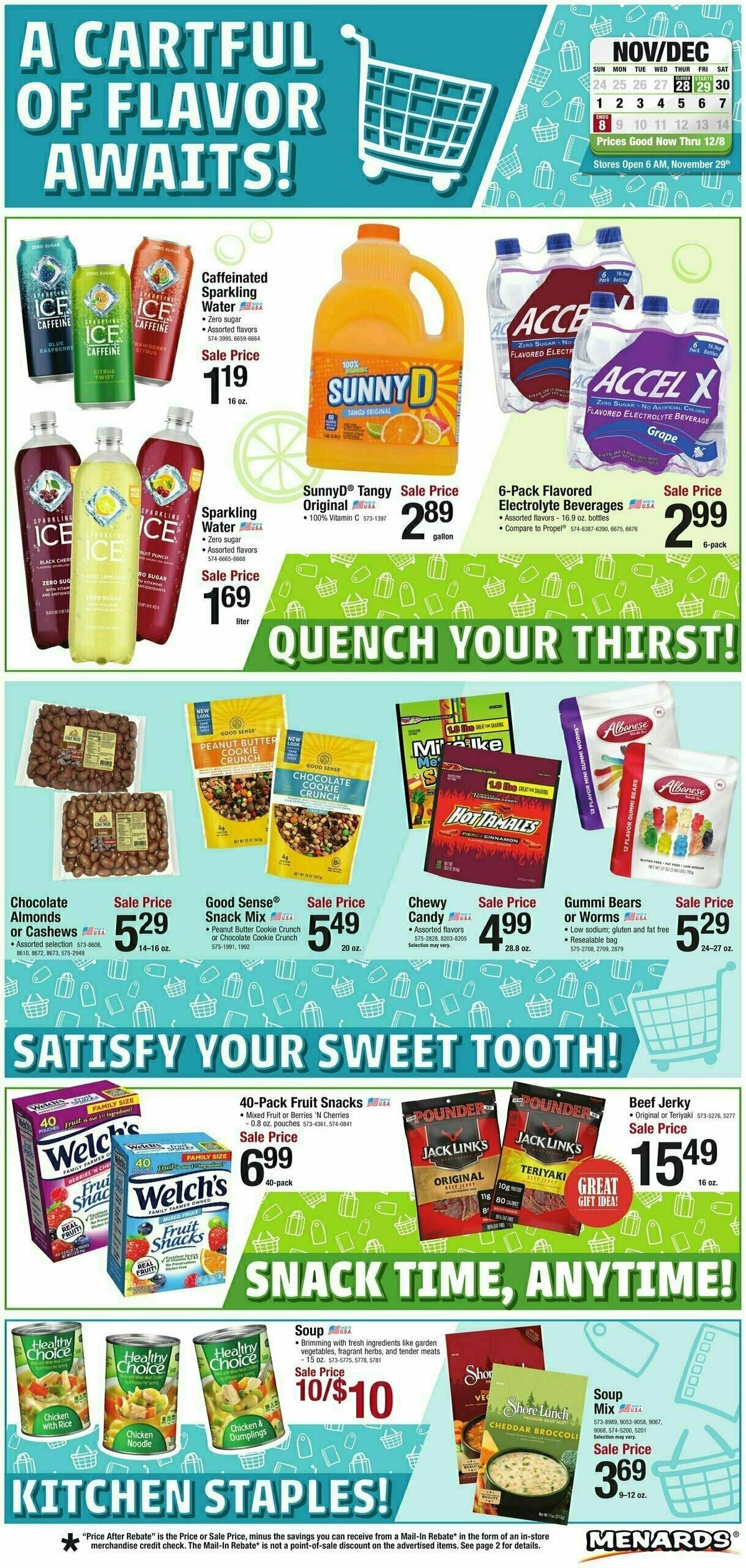 Menards Home Essentials Weekly Ads & Special Buys from November 29