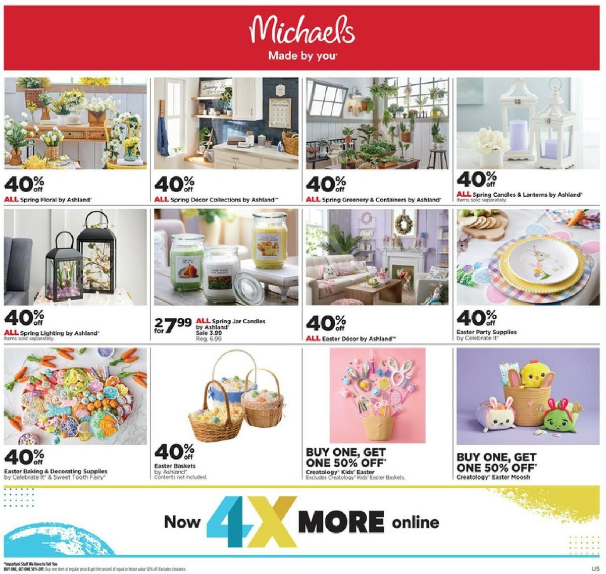 Michaels Ad This Week from March 12