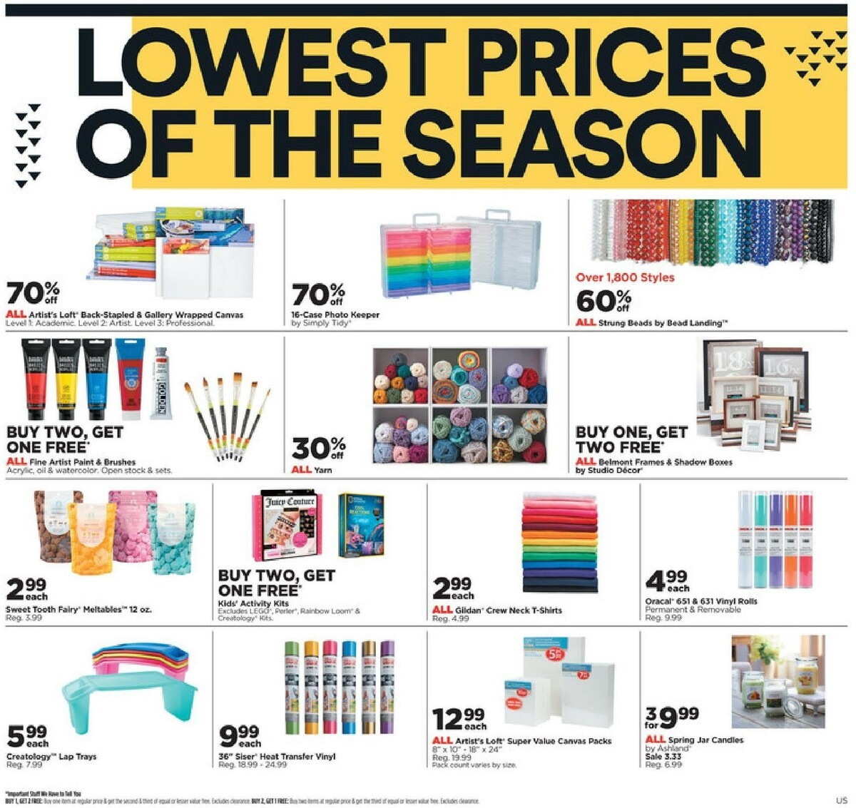 Michaels Ad This Week from March 17