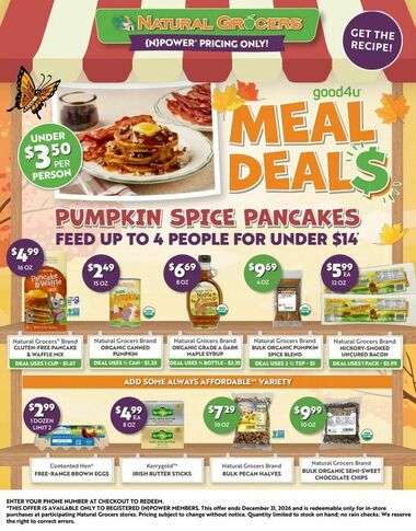 Natural Grocers Meal Deals