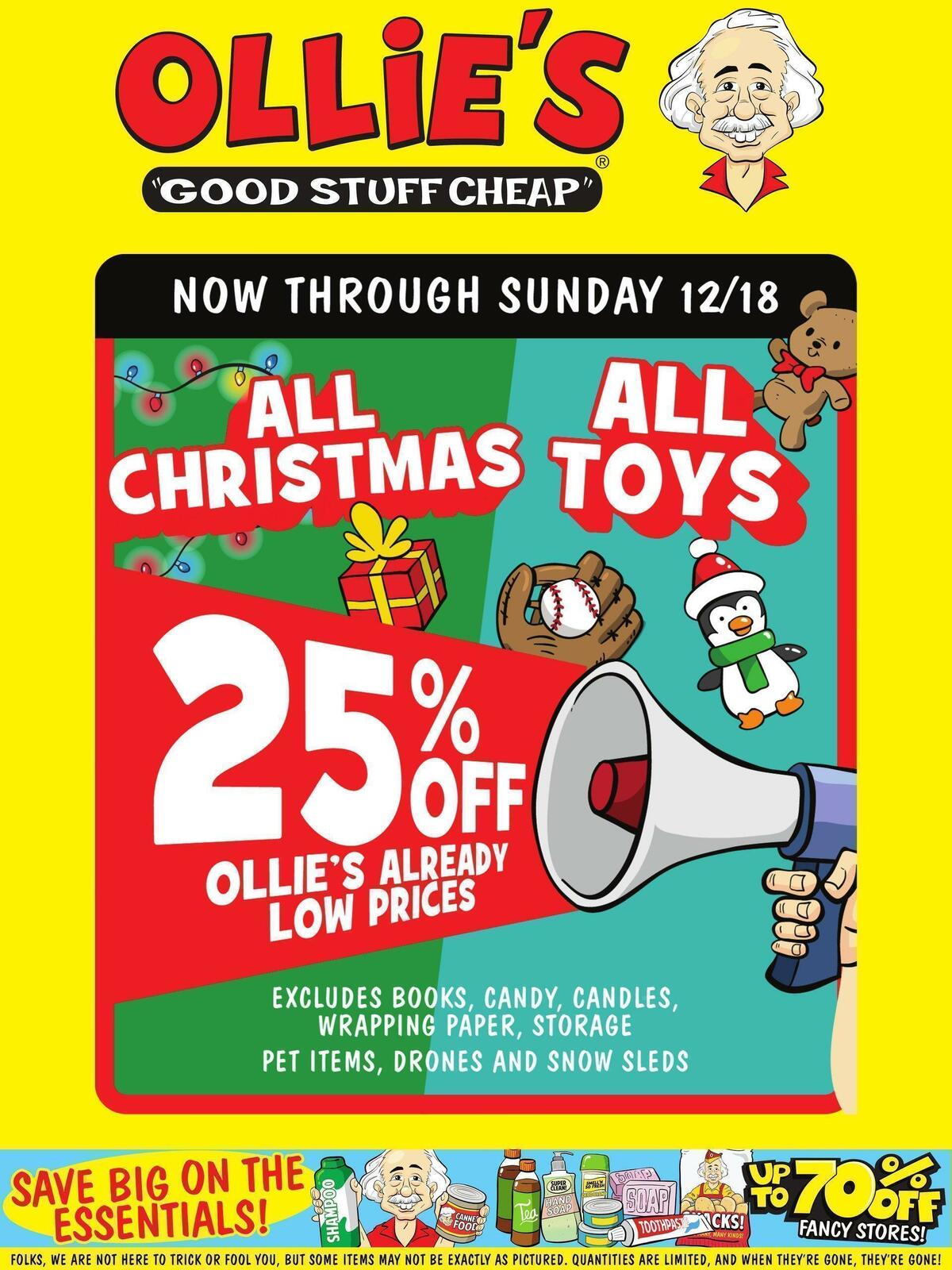 Ollie's Bargain Outlet Outlet Weekly Ad from December 16