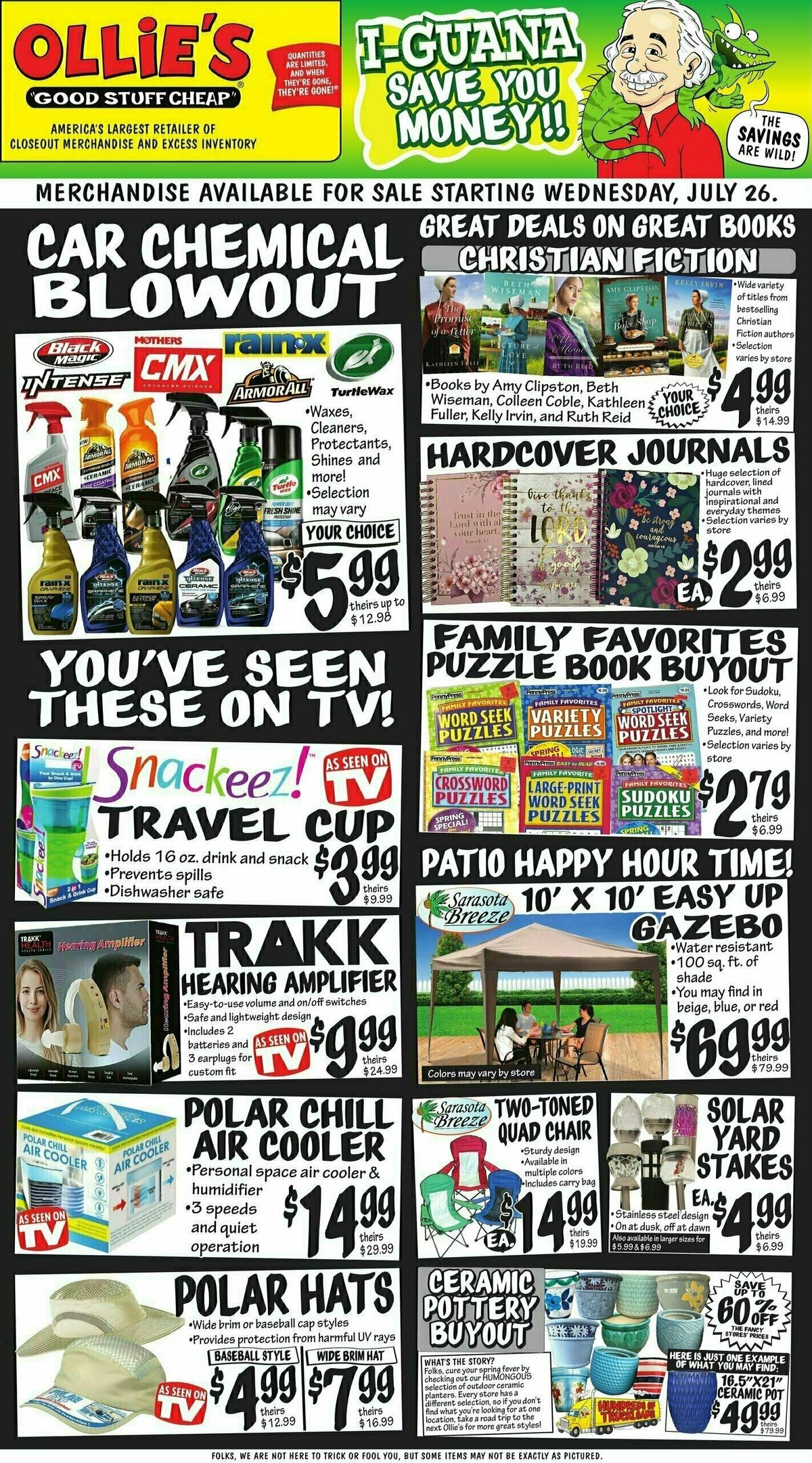 Ollie's Bargain Outlet Outlet Weekly Ad from July 26