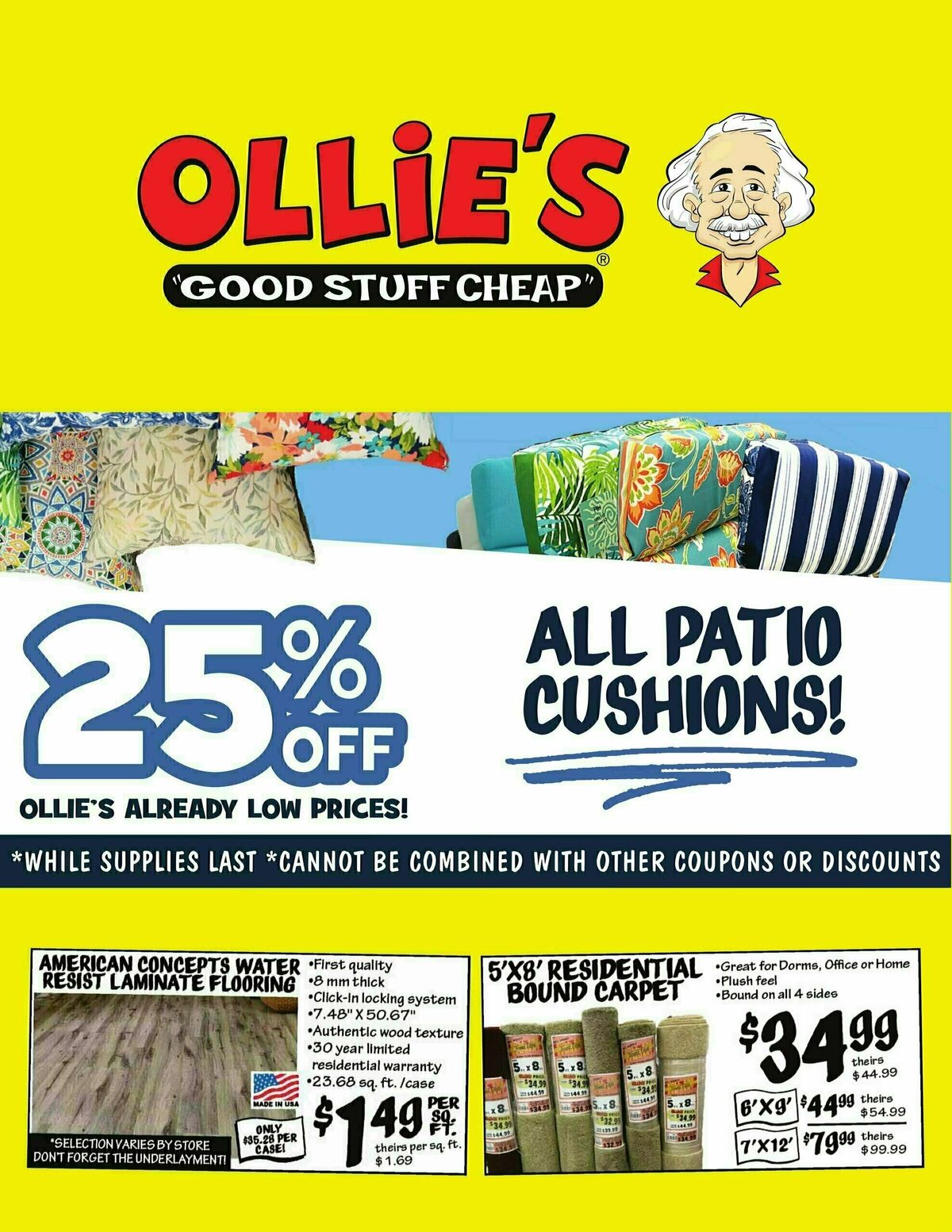 Ollie's Bargain Outlet Outlet Weekly Ad from August 4