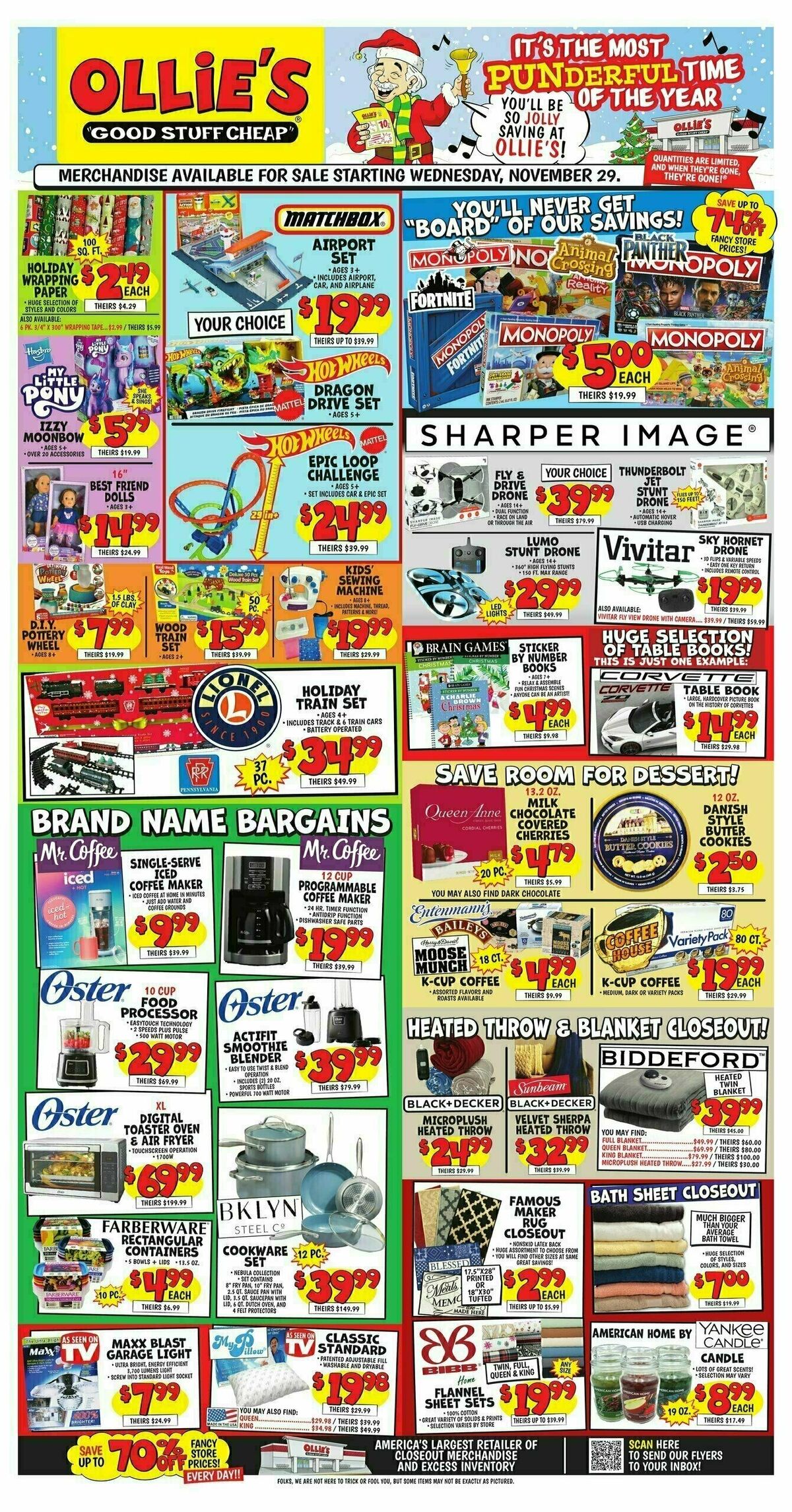Ollie's Bargain Outlet Outlet Weekly Ad from November 29