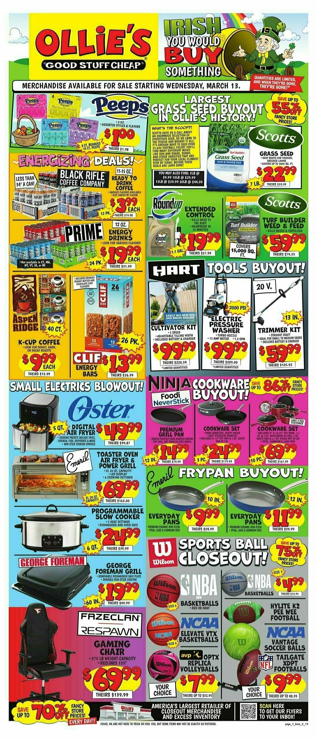 Ollie's Bargain Outlet Outlet Weekly Ad from March 13