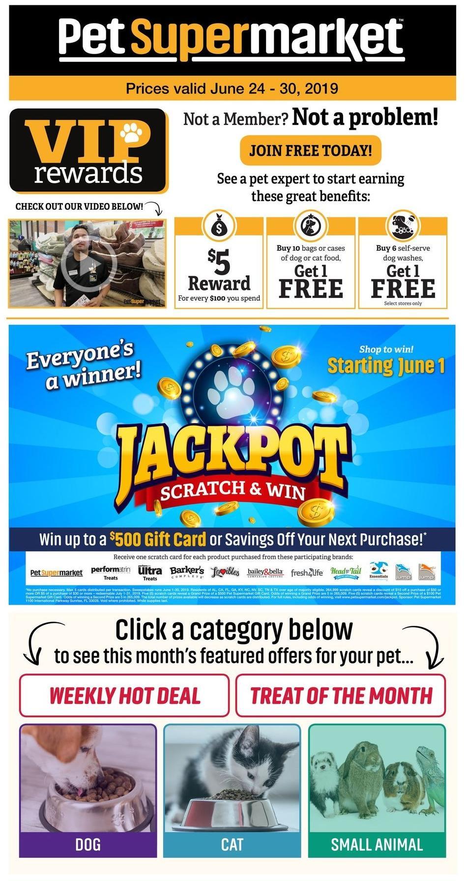 Pet Supermarket Local Ad & Deals from June 24