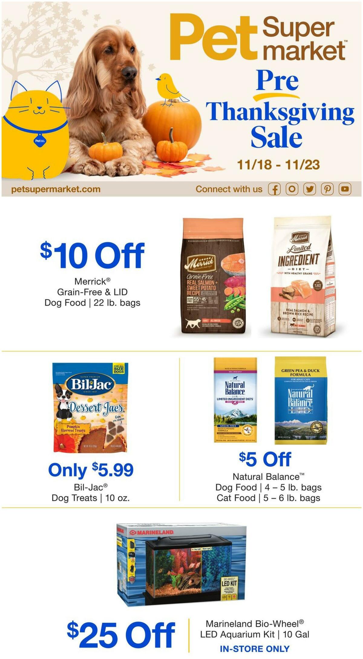 Pet Supermarket from November 18