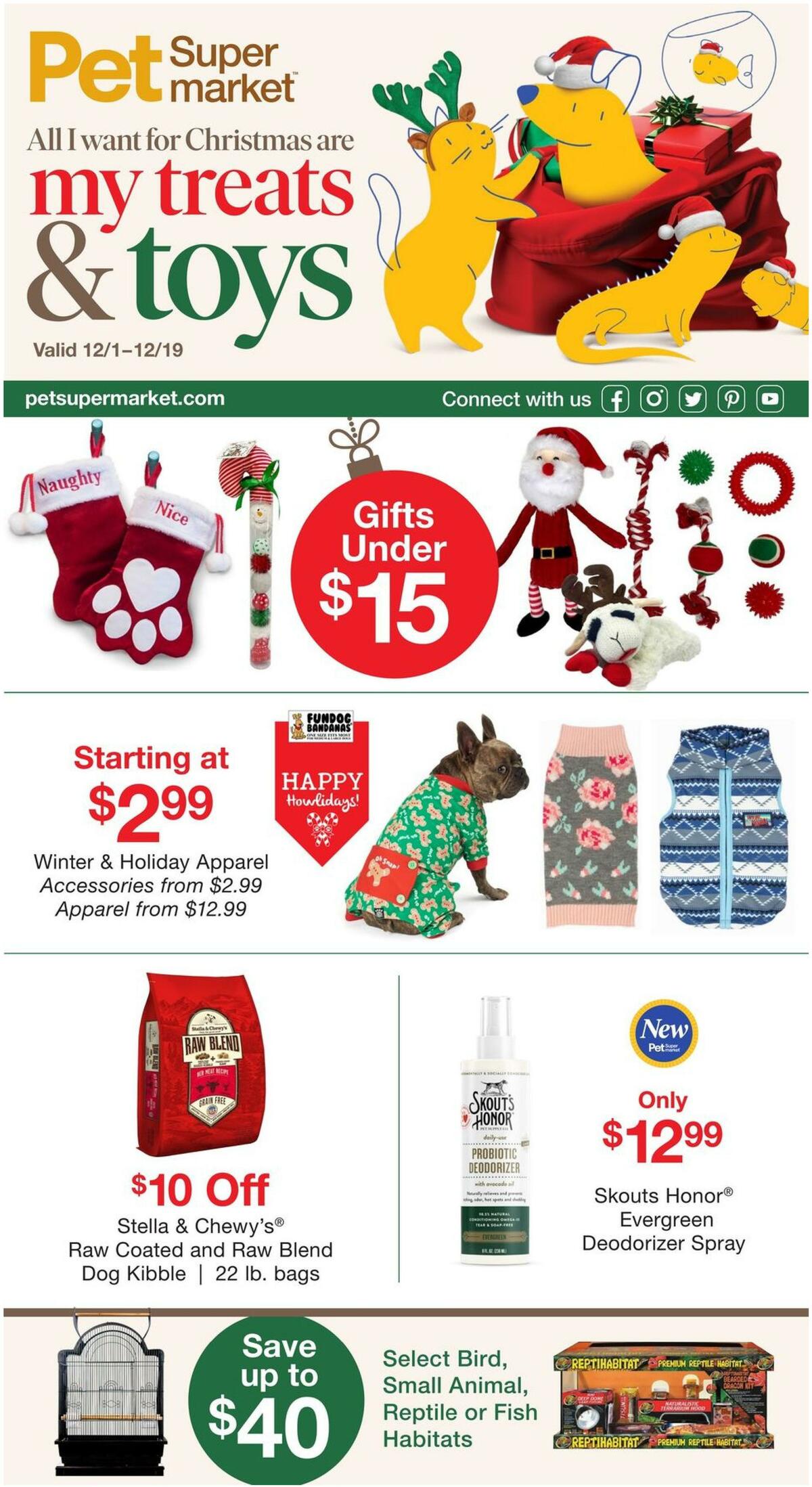 Pet Supermarket Local Ad & Deals from December 1