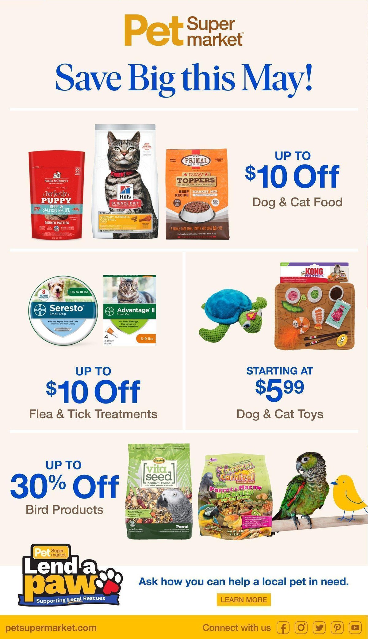 Pet Supermarket Local Ad & Deals from April 28
