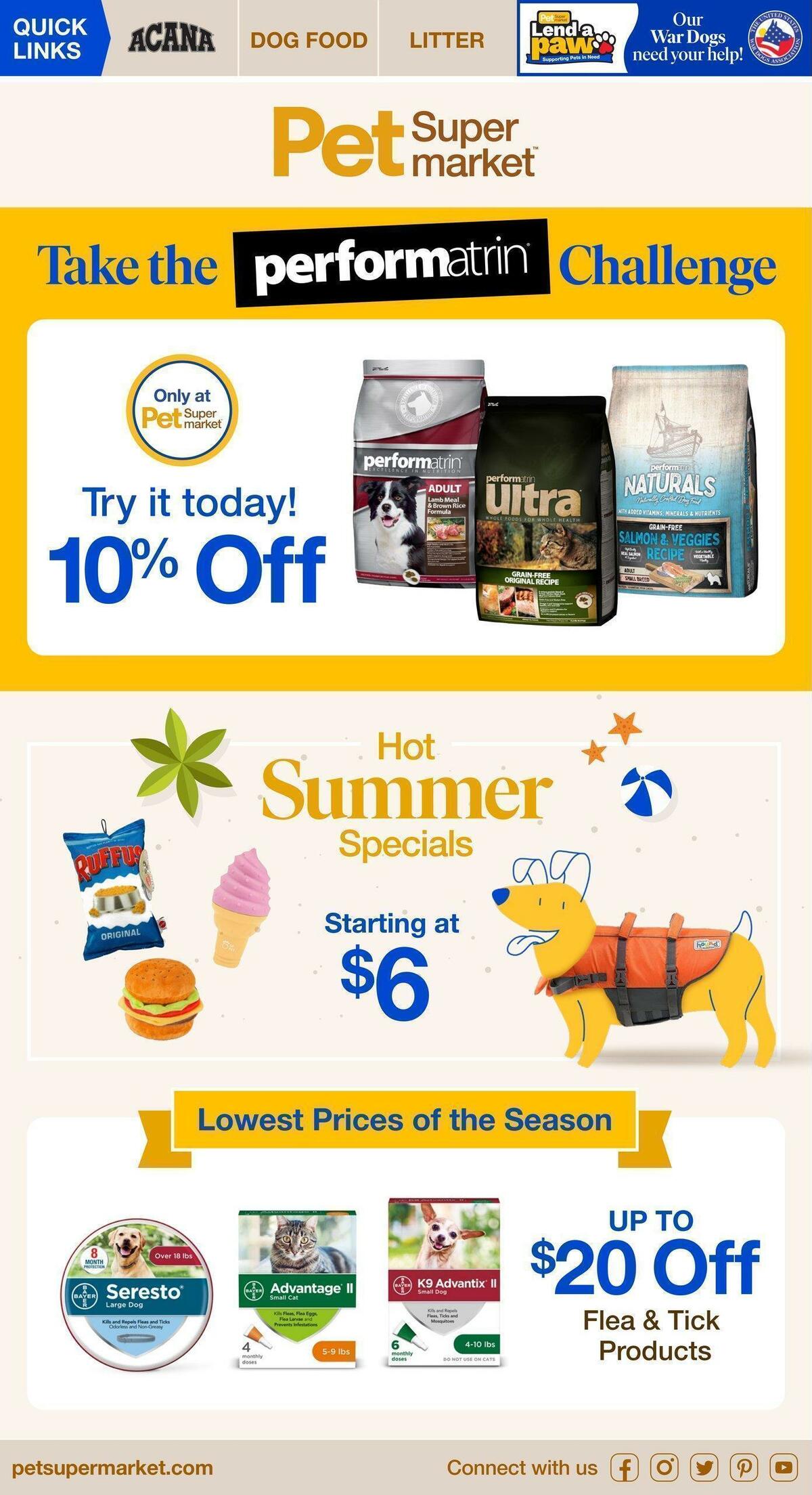 Pet Supermarket Local Ad & Deals from July 7