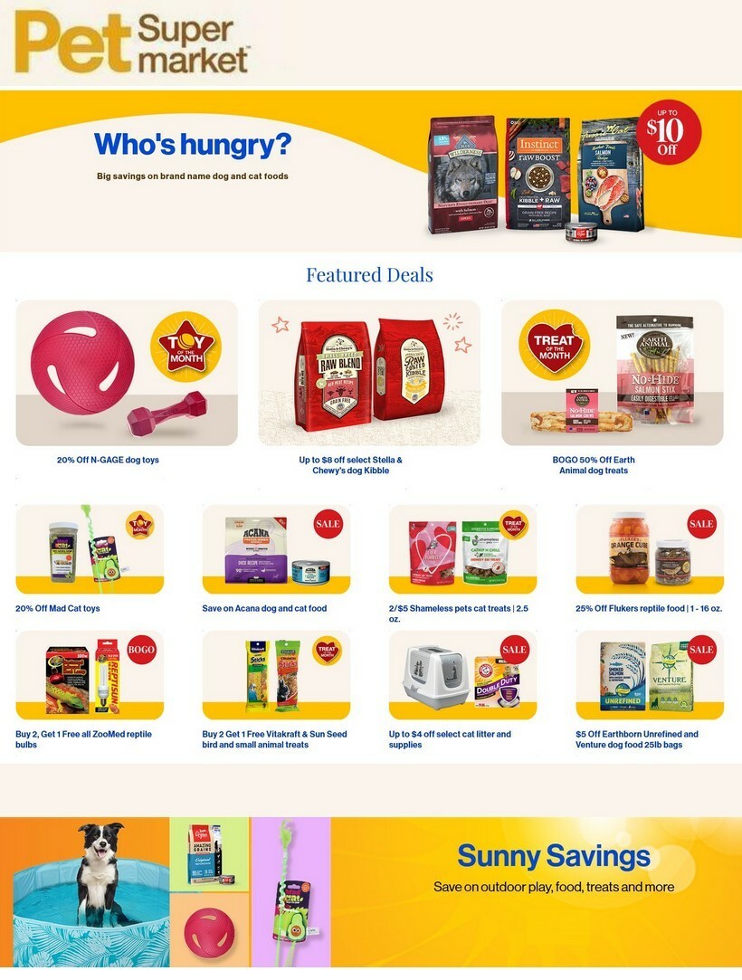 Pet Supermarket Local Ad & Deals from June 1