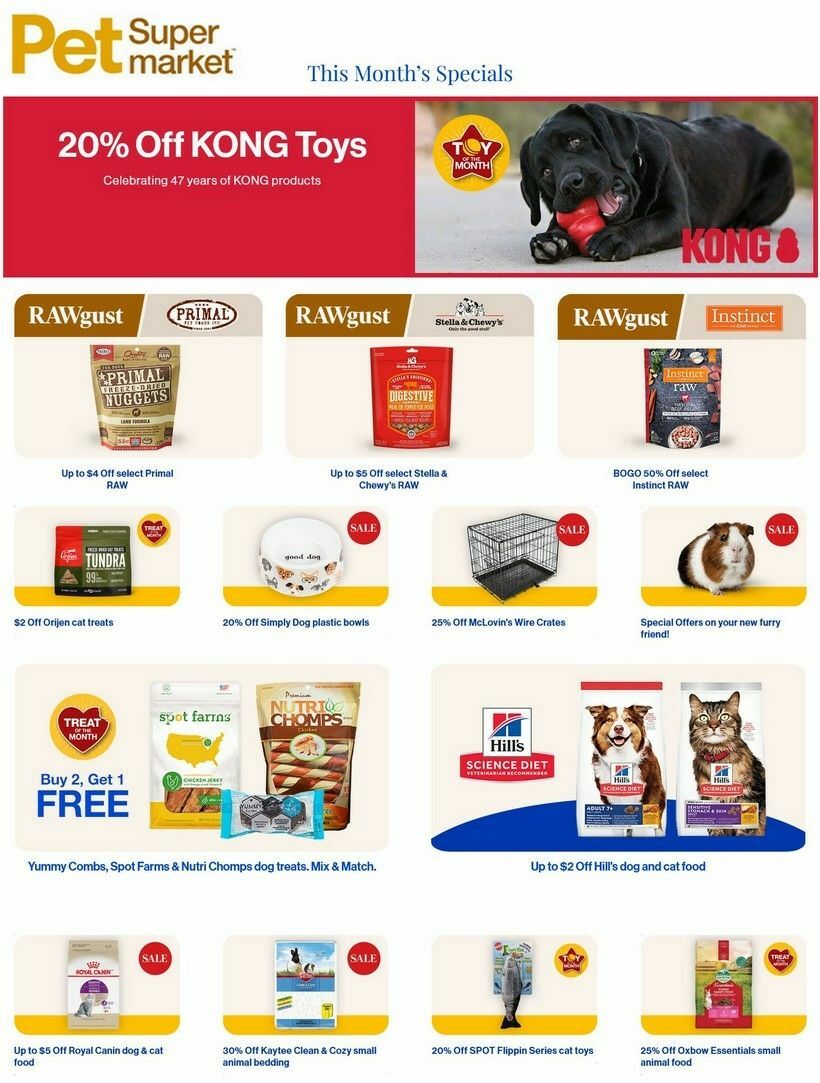 Pet Supermarket Local Ad & Deals from August 1