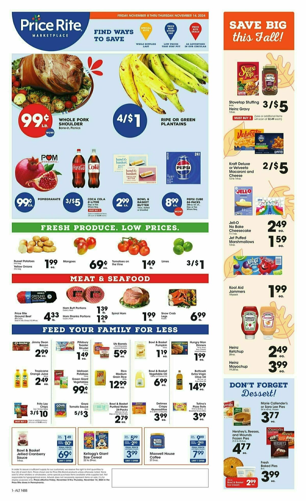 Price Rite Weekly Ad & Specials from November 8