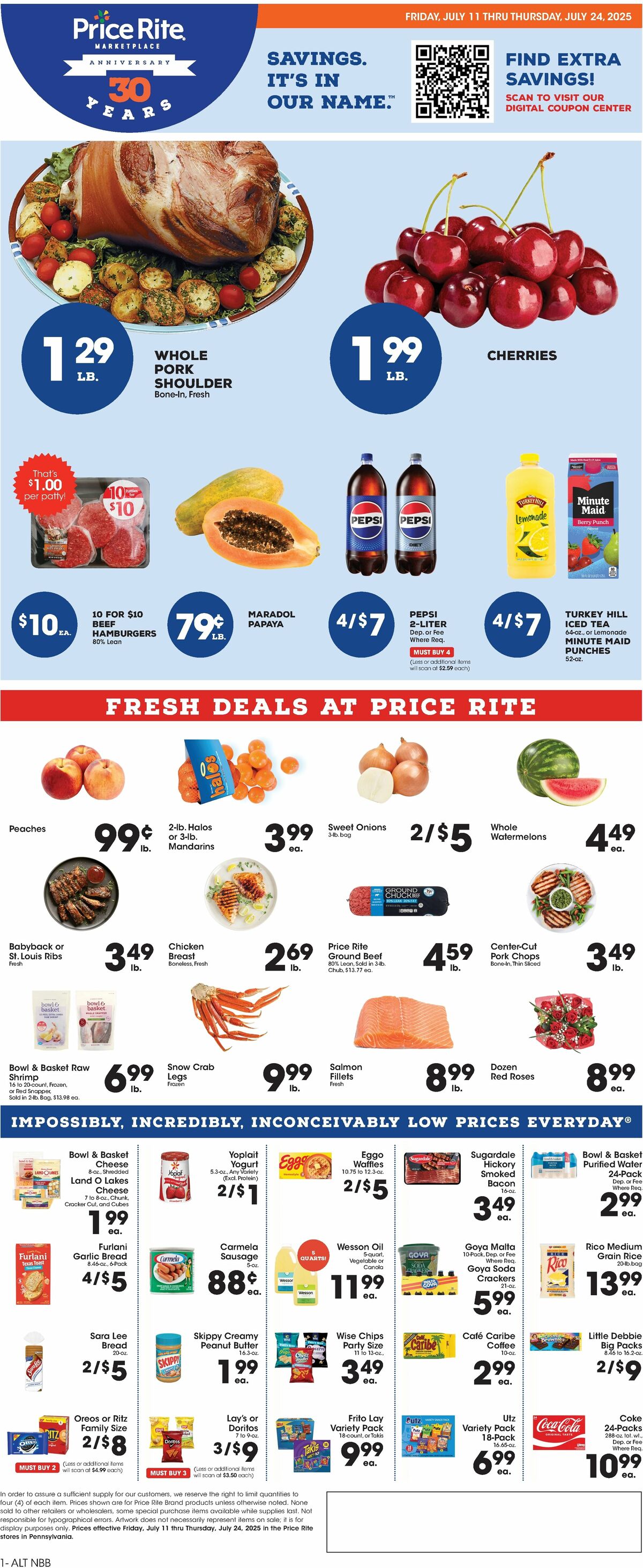 Price Rite Weekly Ad & Specials from July 11