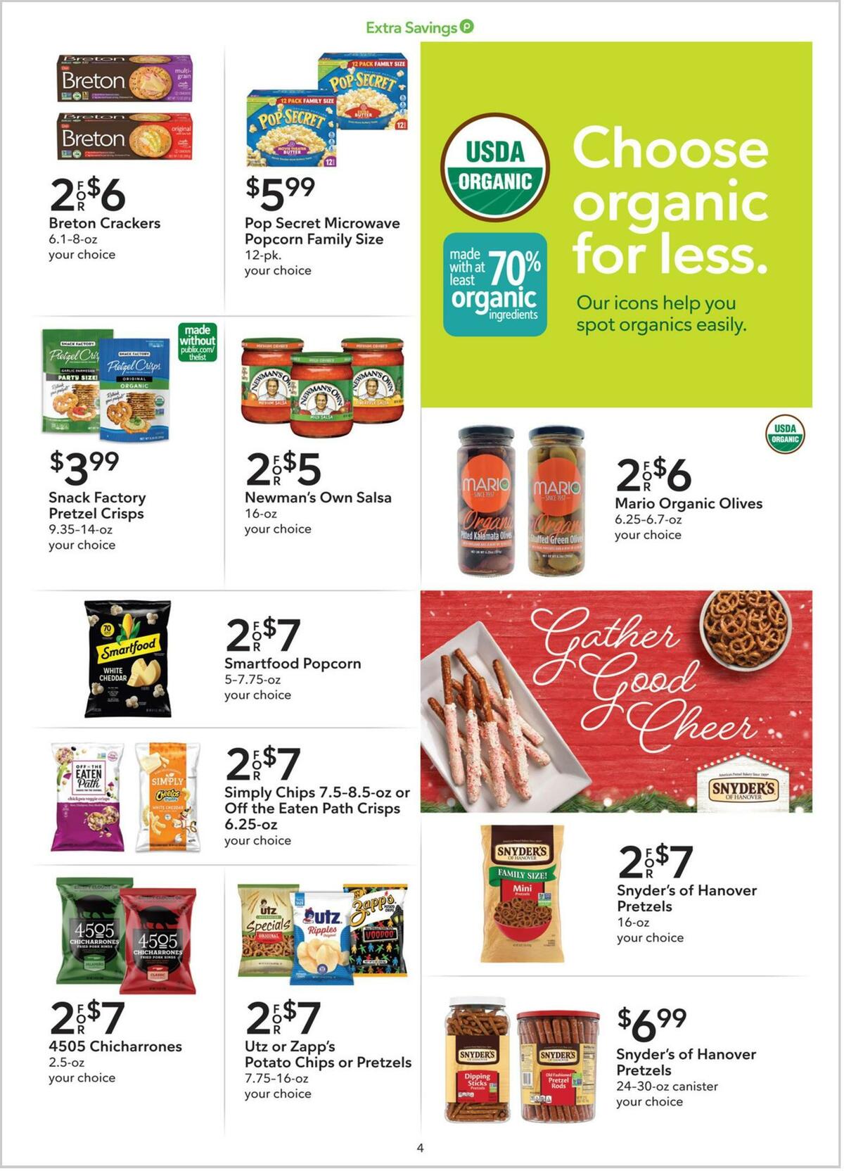 Publix Extra Savings Weekly Ad from December 17 - Page 4