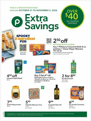 Publix Extra Savings