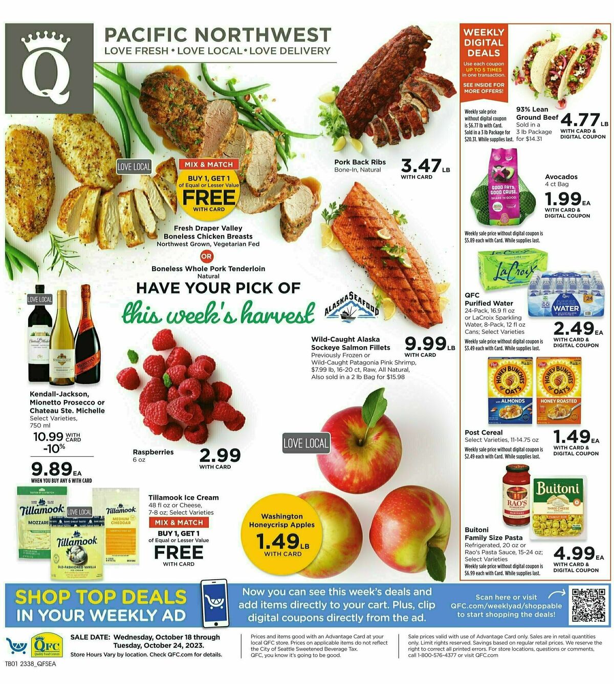 QFC Weekly Deals from October 18
