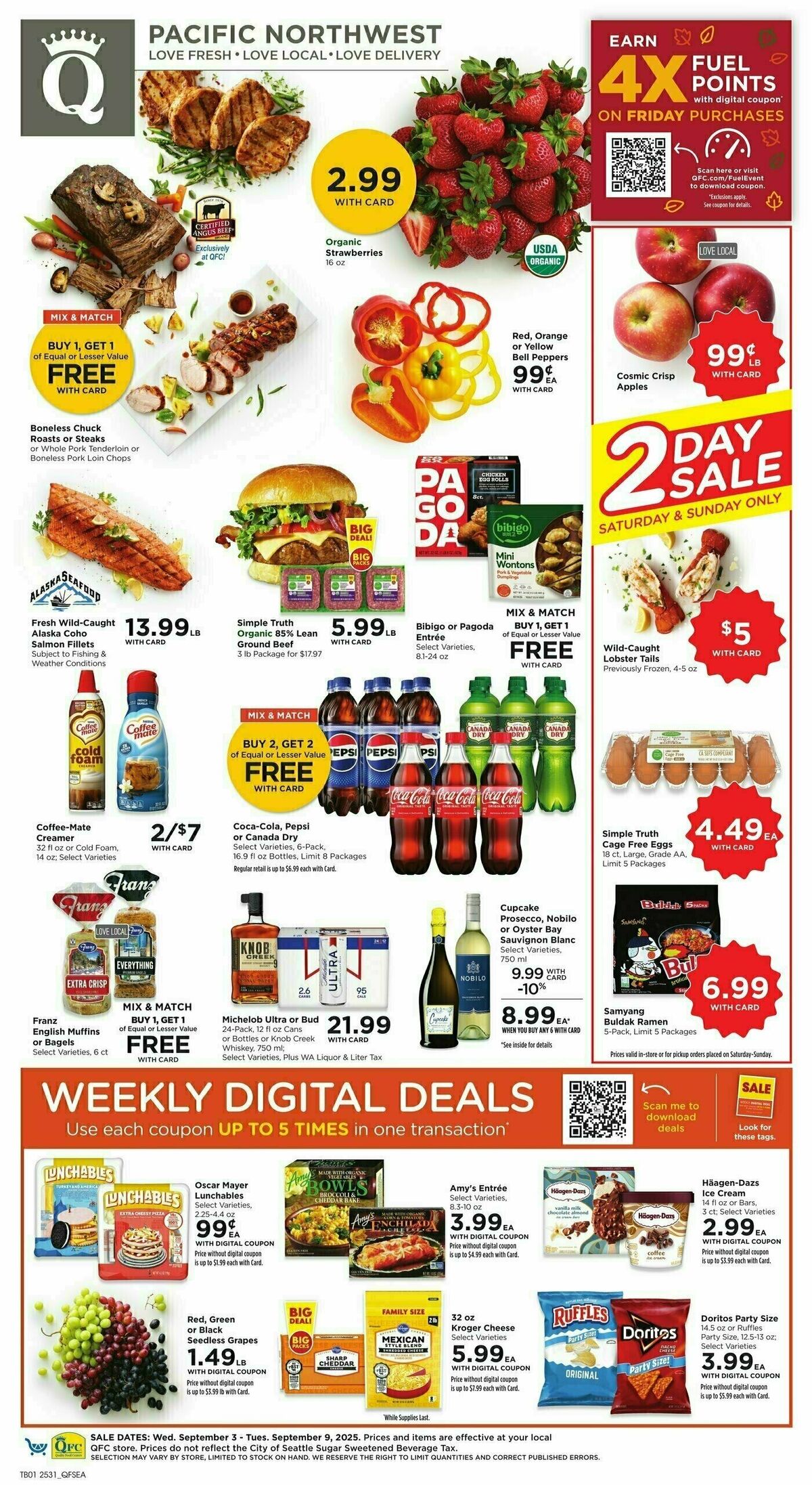 QFC Weekly Deals from September 3