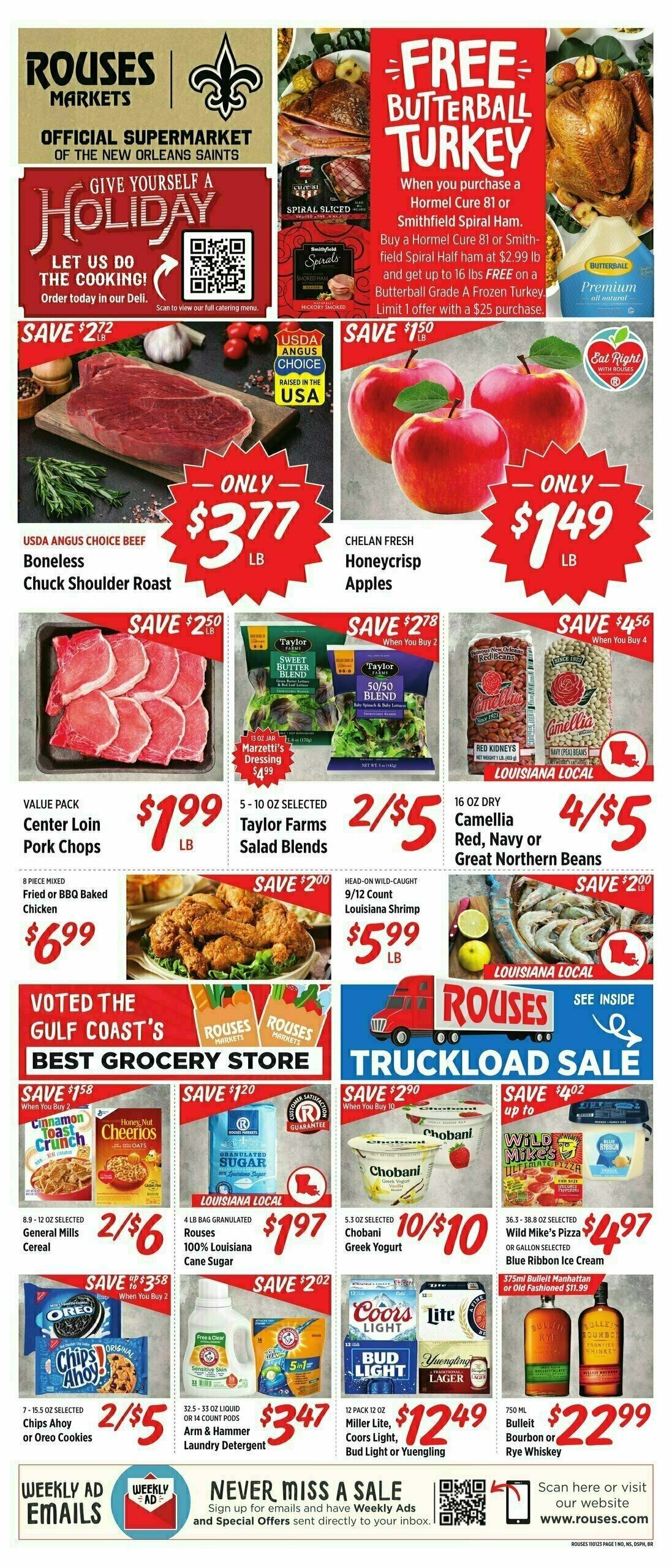 Rouses Markets Weekly Circular from November 1