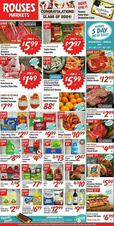 Rouses Markets 5 Day Meat Sale