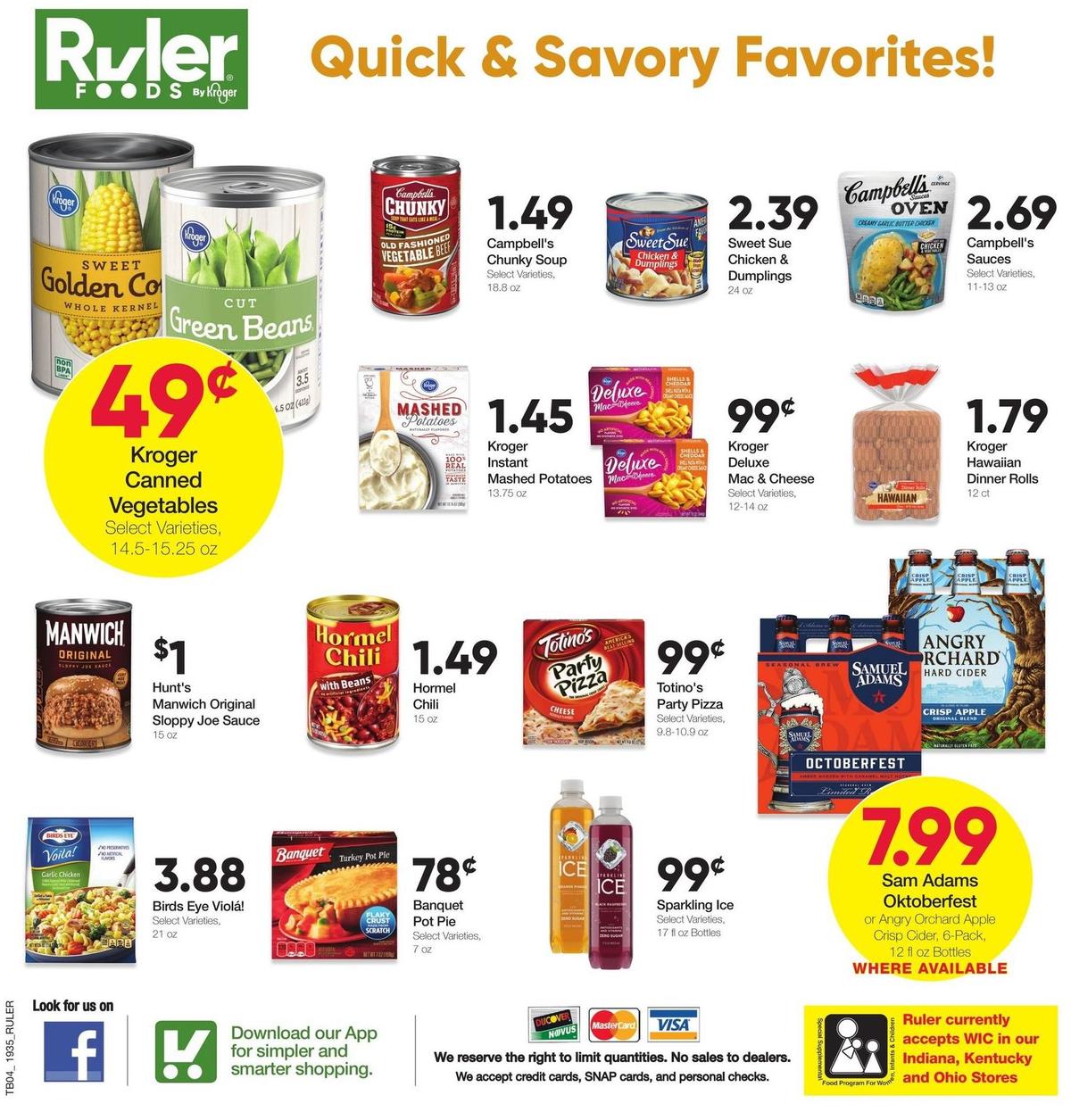 Ruler Foods Best Offers & Special Buys for October 3 Page 4