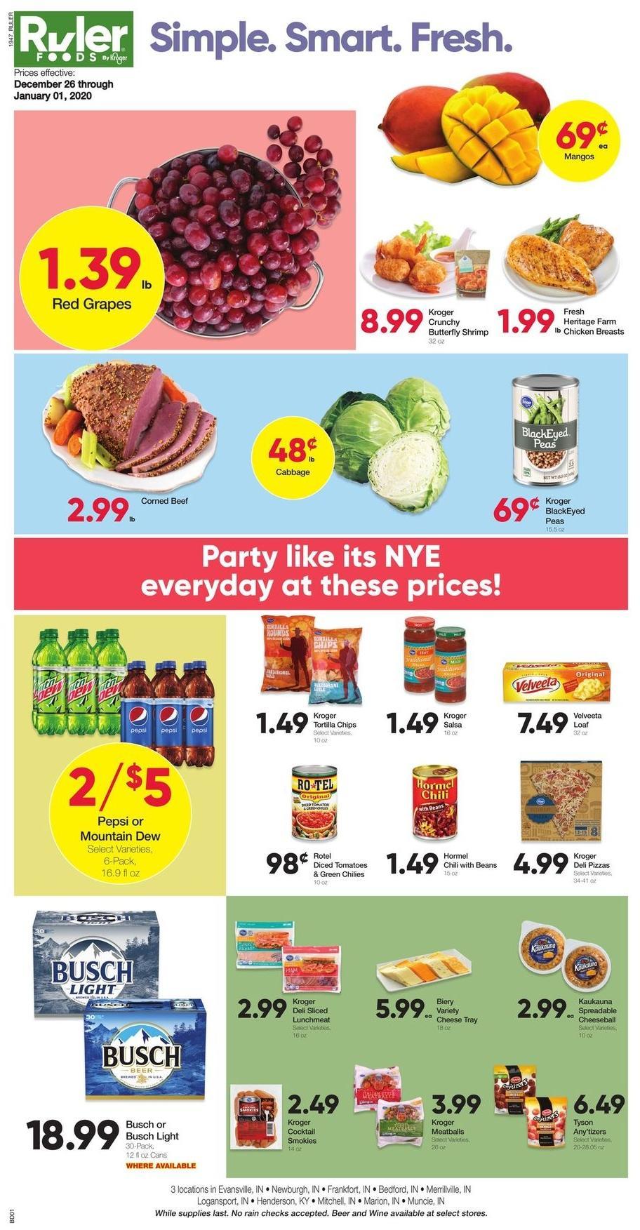 Ruler Foods Best Offers & Special Buys from December 26