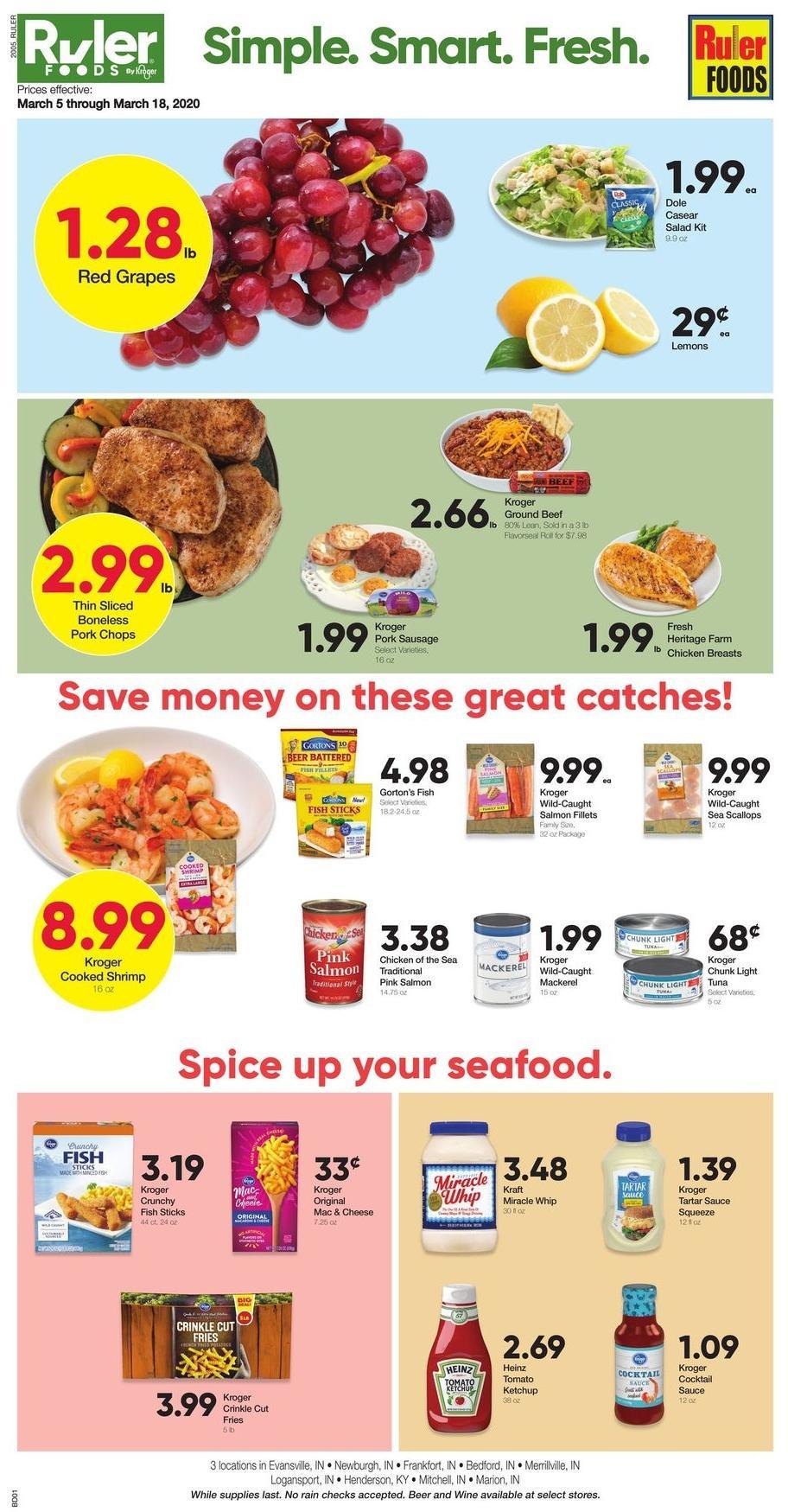 Ruler Foods Best Offers & Special Buys from March 5