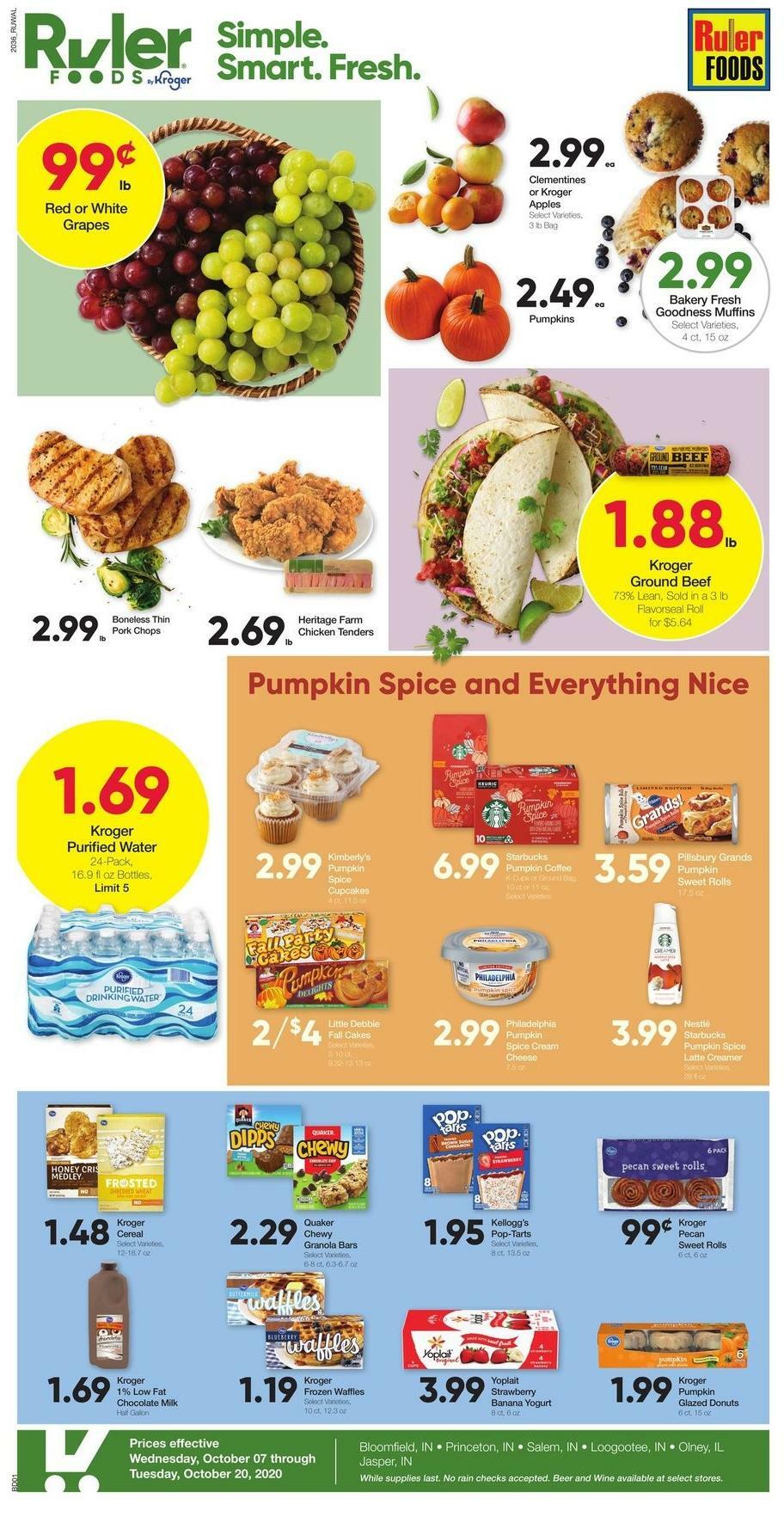 Ruler Foods Best Offers & Special Buys from October 7