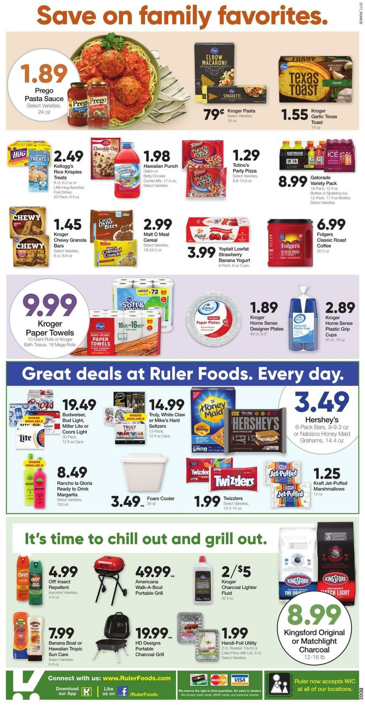 Ruler Foods Best Offers & Special Buys from May 26 Page 2